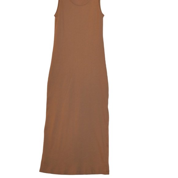 Vero Moda Women Corduroy Rib Dress JRS Sleeveless Cotton Stretch Beige Tall XS - Picture 6 of 6